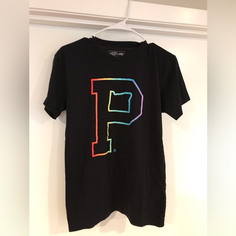 Portland Gear black t-shirt- size S